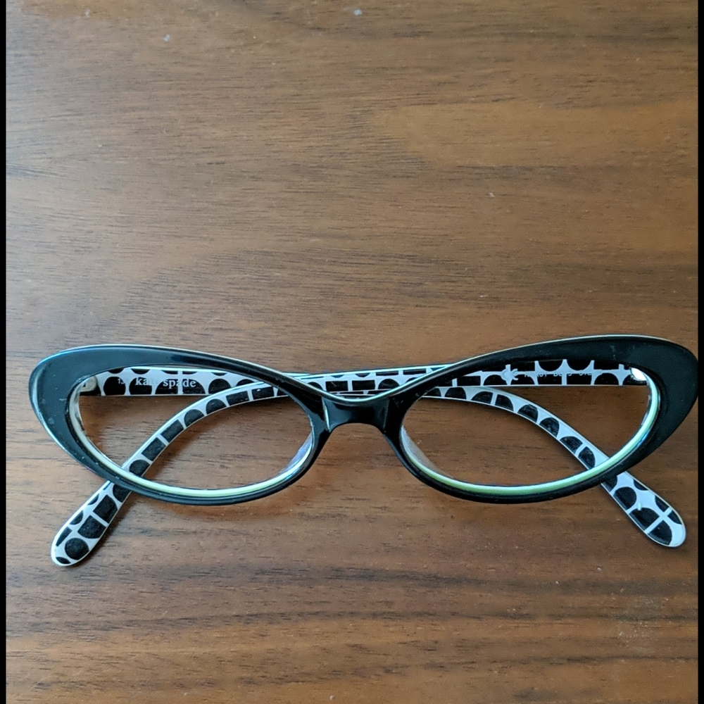 Kate Spade cateye black eyeglass frames